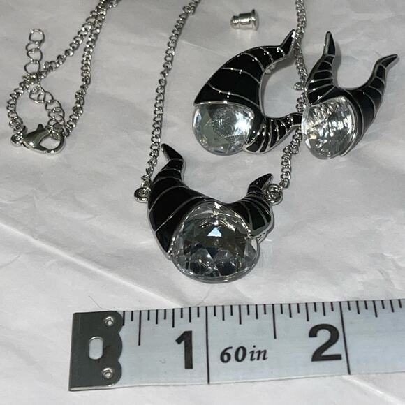 Horned Necklace and Post Earring Set - Picture 2 of 2